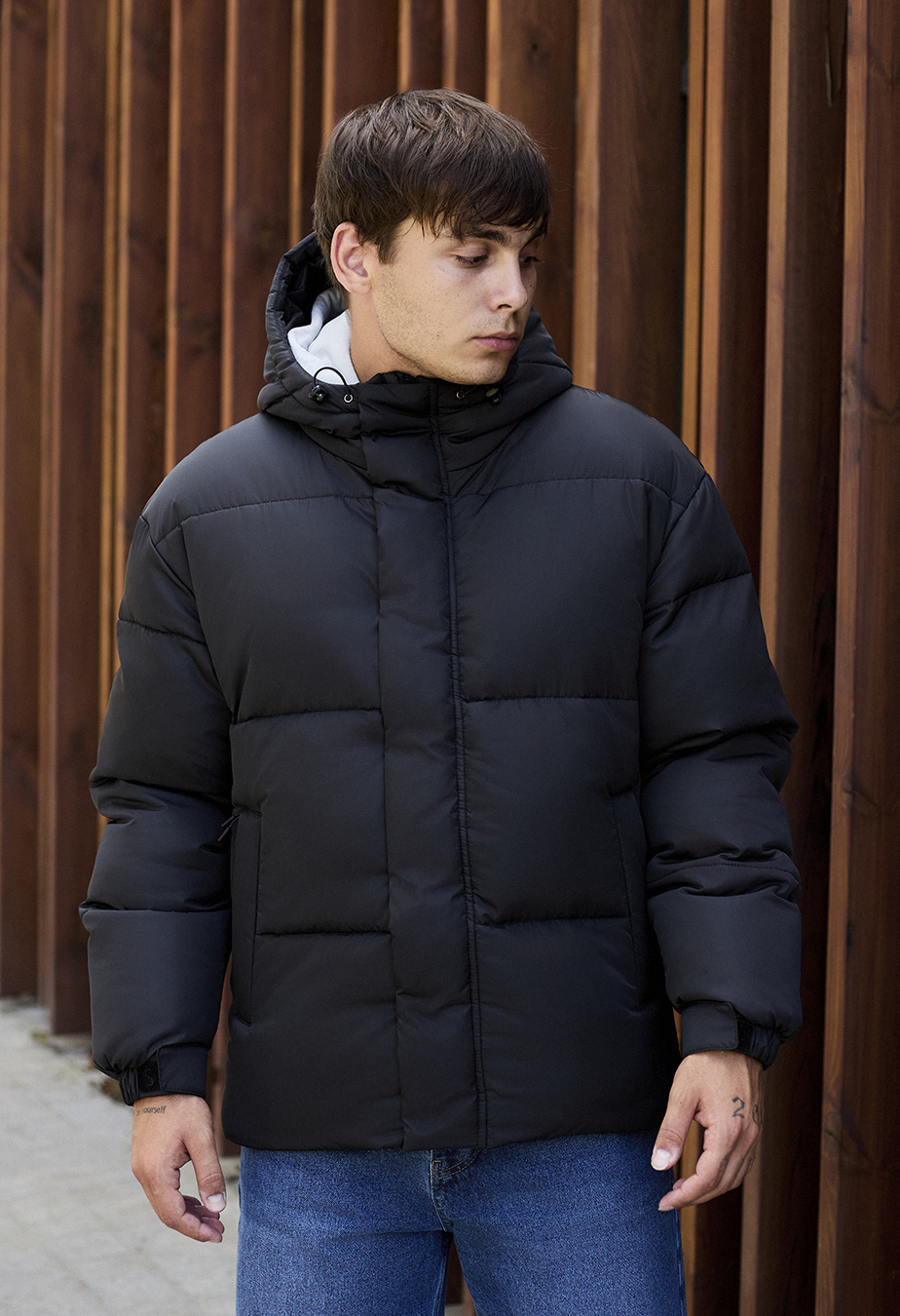 Kurtka zimowa Staff bix black oversize