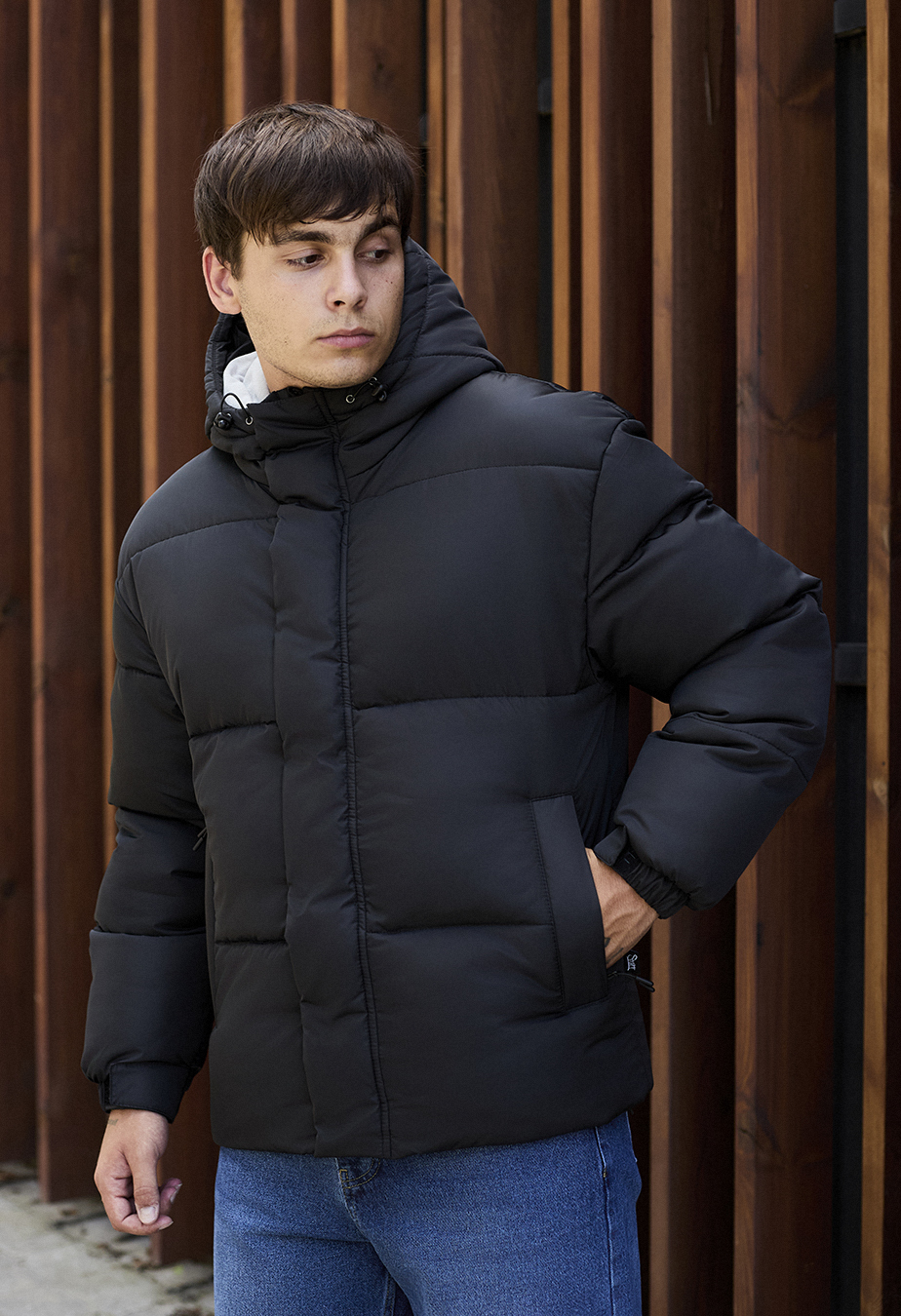 Kurtka zimowa Staff bix black oversize