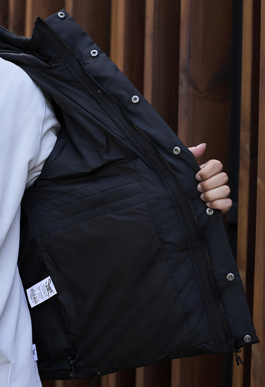 Kurtka zimowa Staff bix black oversize