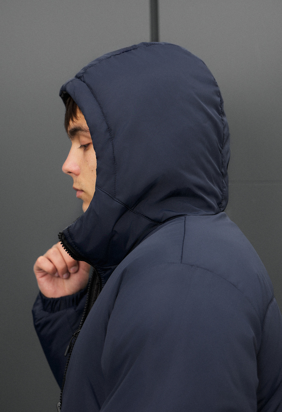 Dwustronna zimowa kurtka Staff rovx black & navy