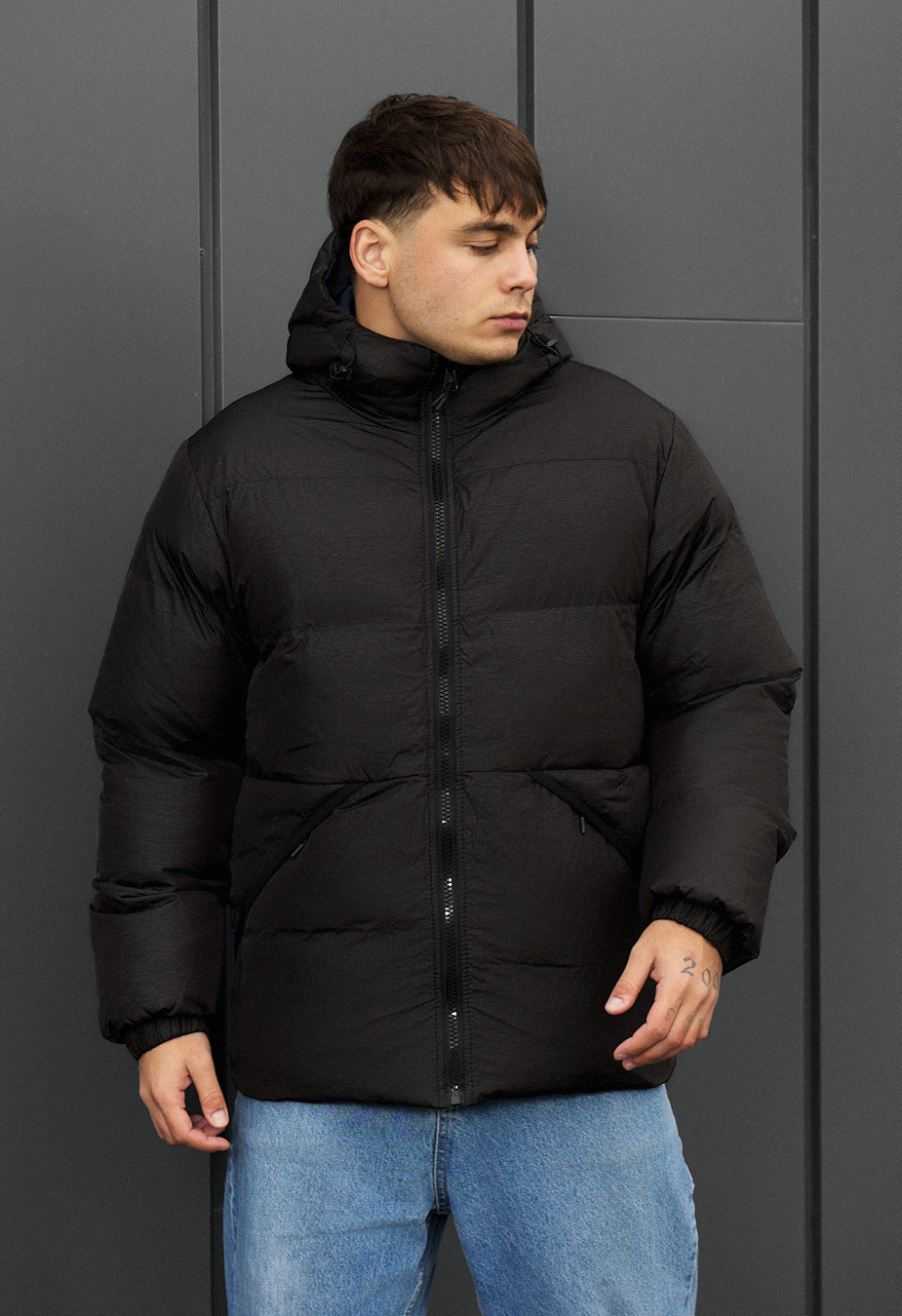 Dwustronna zimowa kurtka Staff rovx black & navy