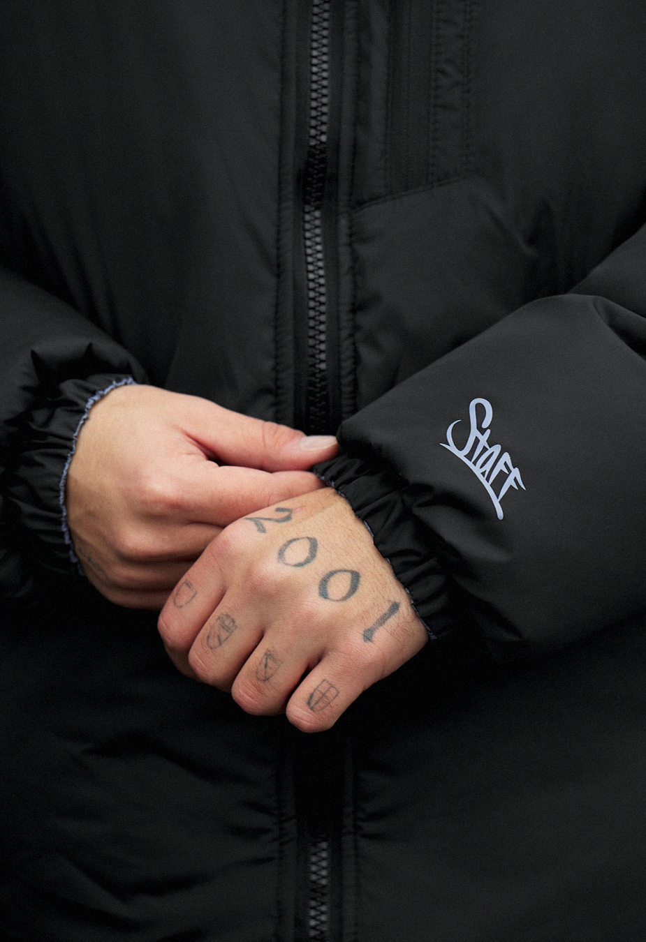 Kurtka zimowa dwustronna Staff rovx black & blue gray