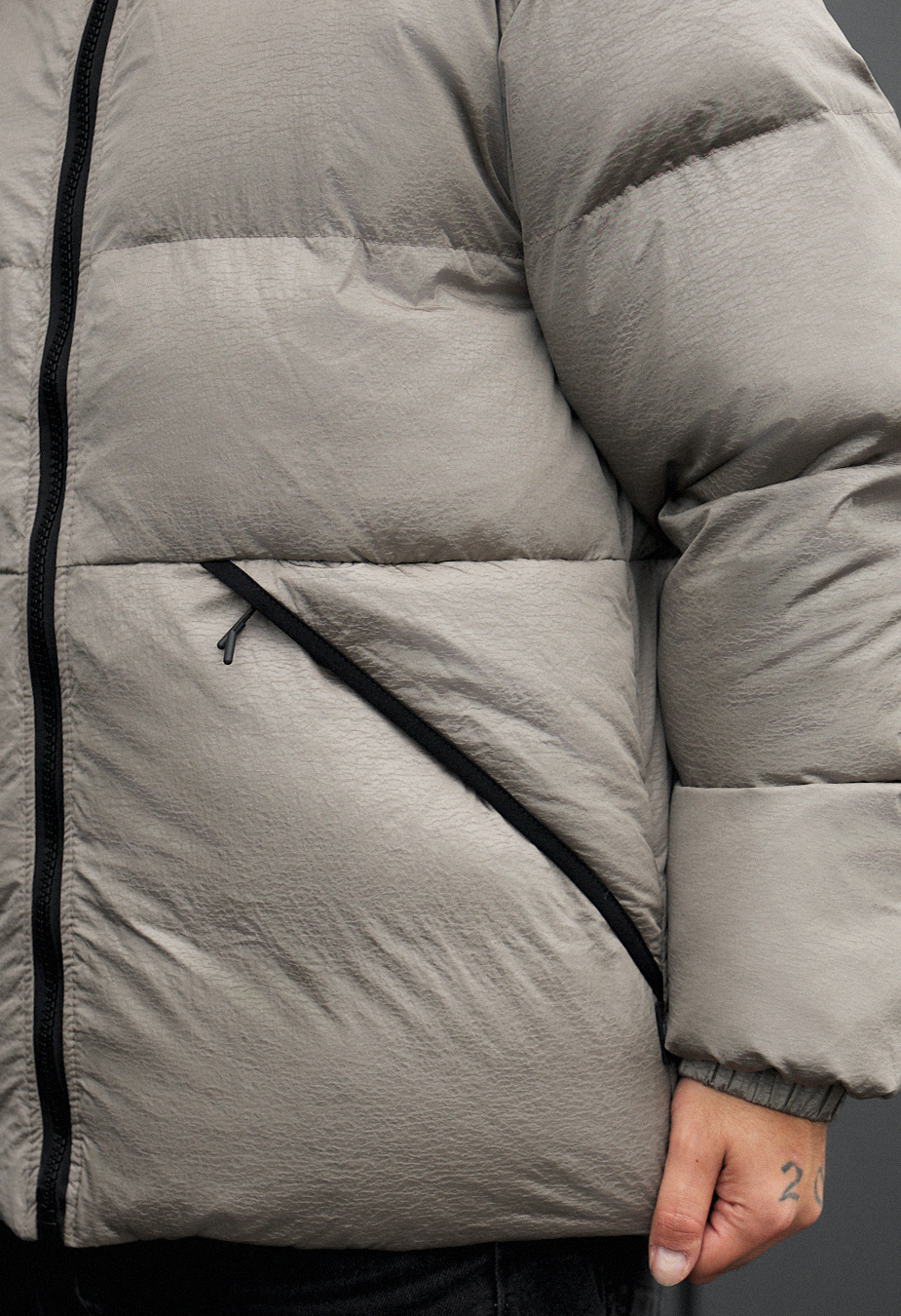 Kurtka zimowa dwustronna Staff rovx black & gray