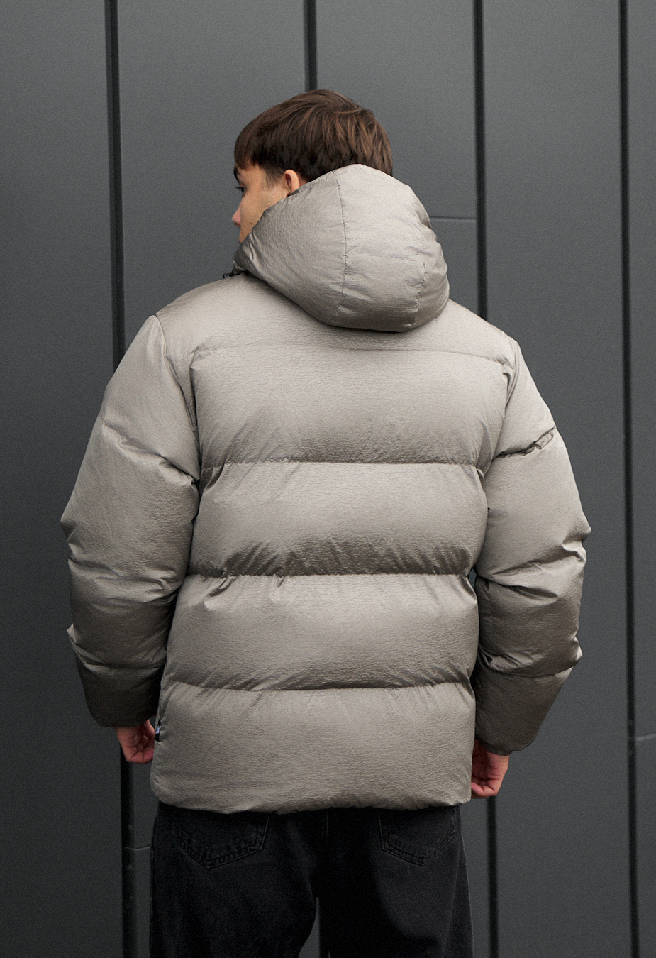 Kurtka zimowa dwustronna Staff rovx black & gray