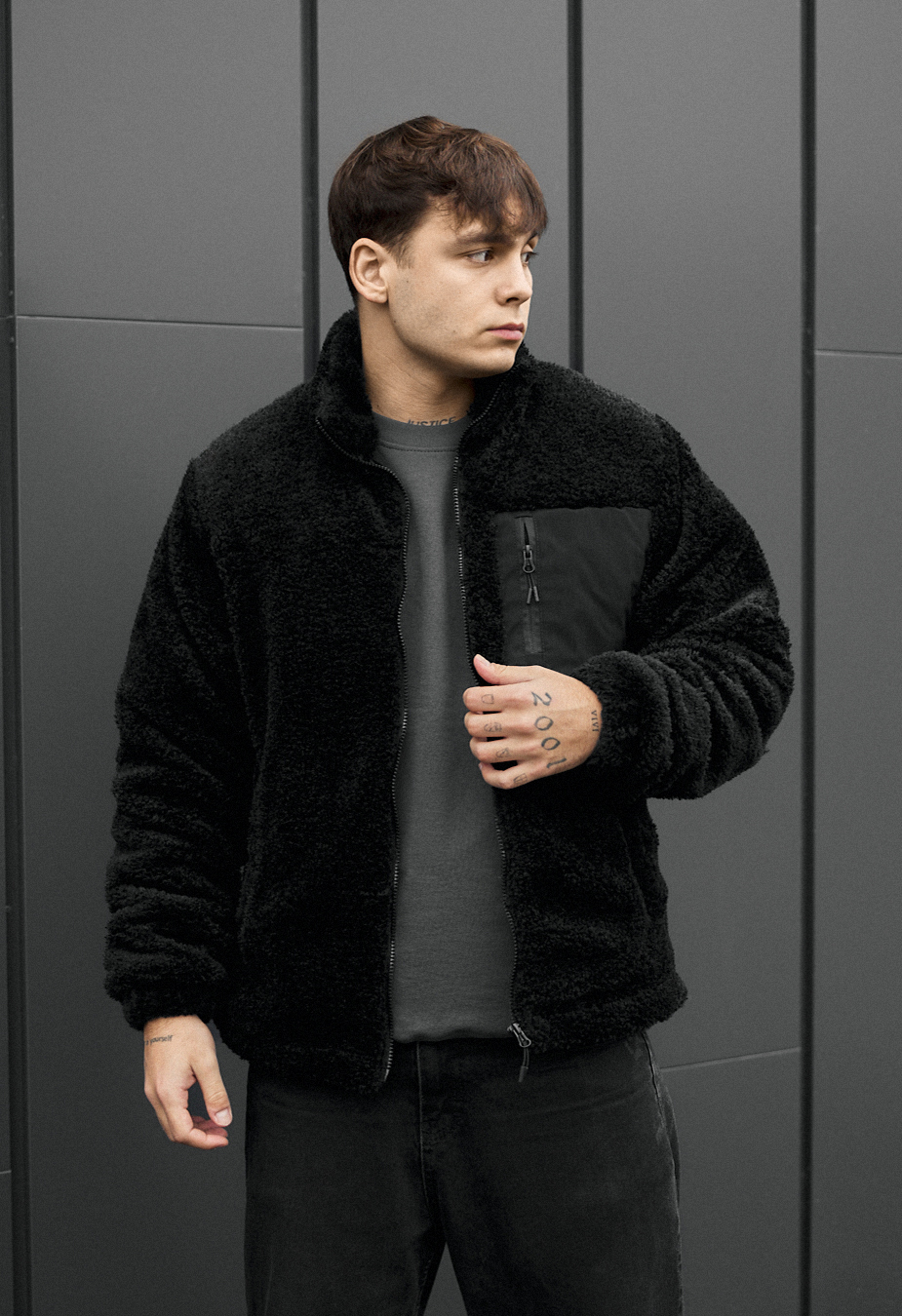 Kurtka futrzana Staff mo black