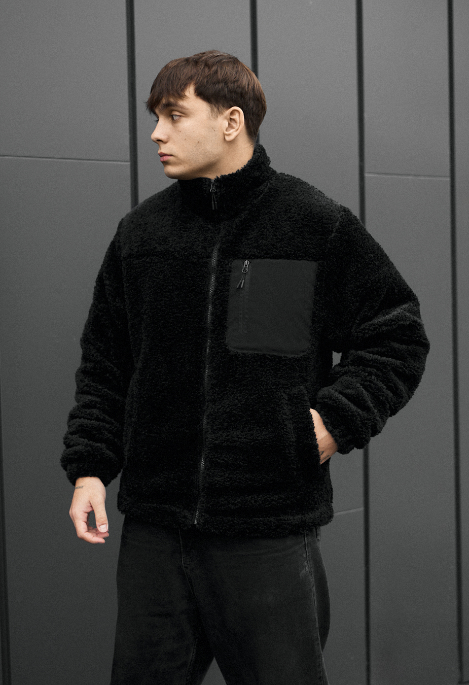 Kurtka futrzana Staff mo black