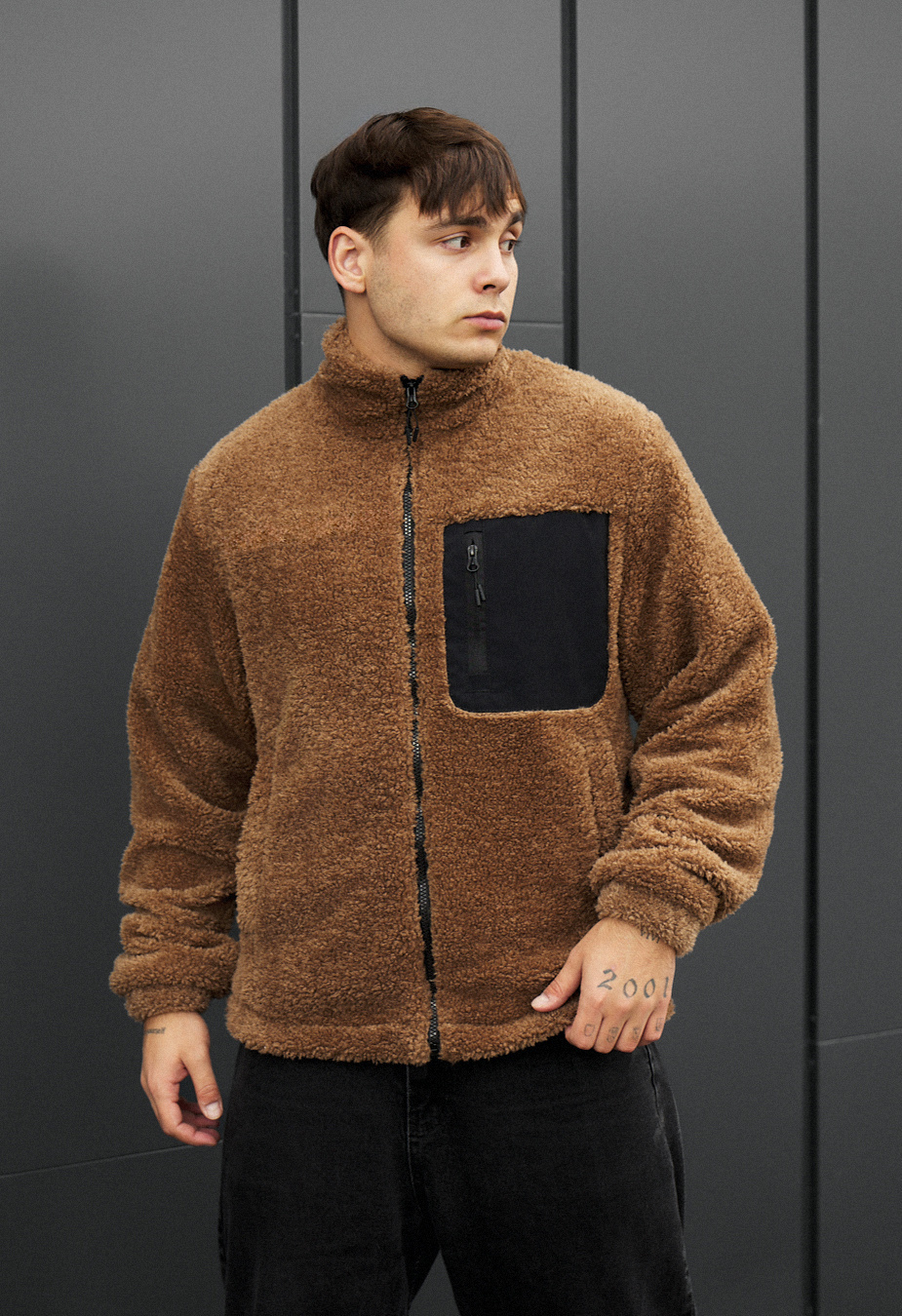 Kurtka futrzana Staff mo brown