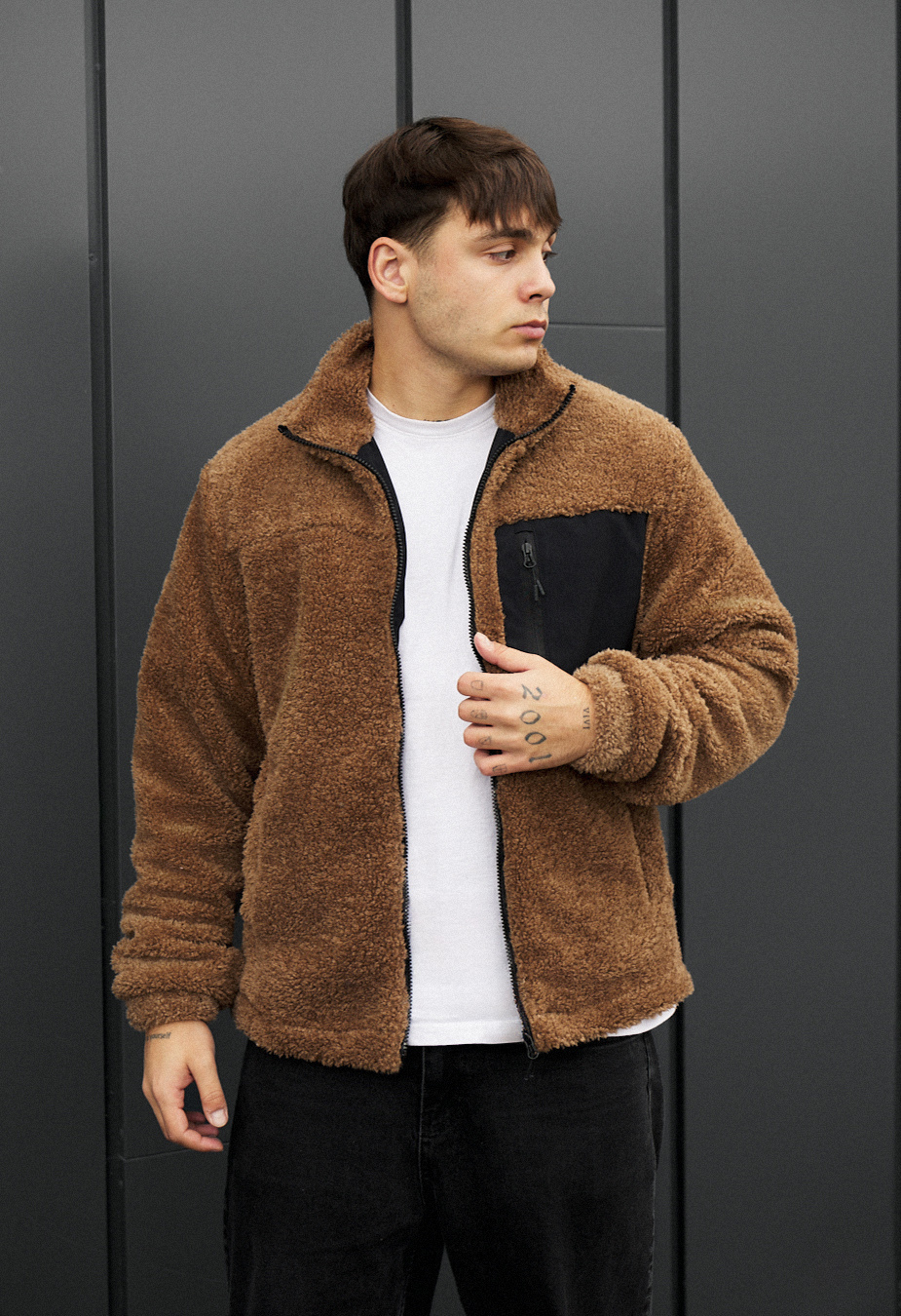 Kurtka futrzana Staff mo brown