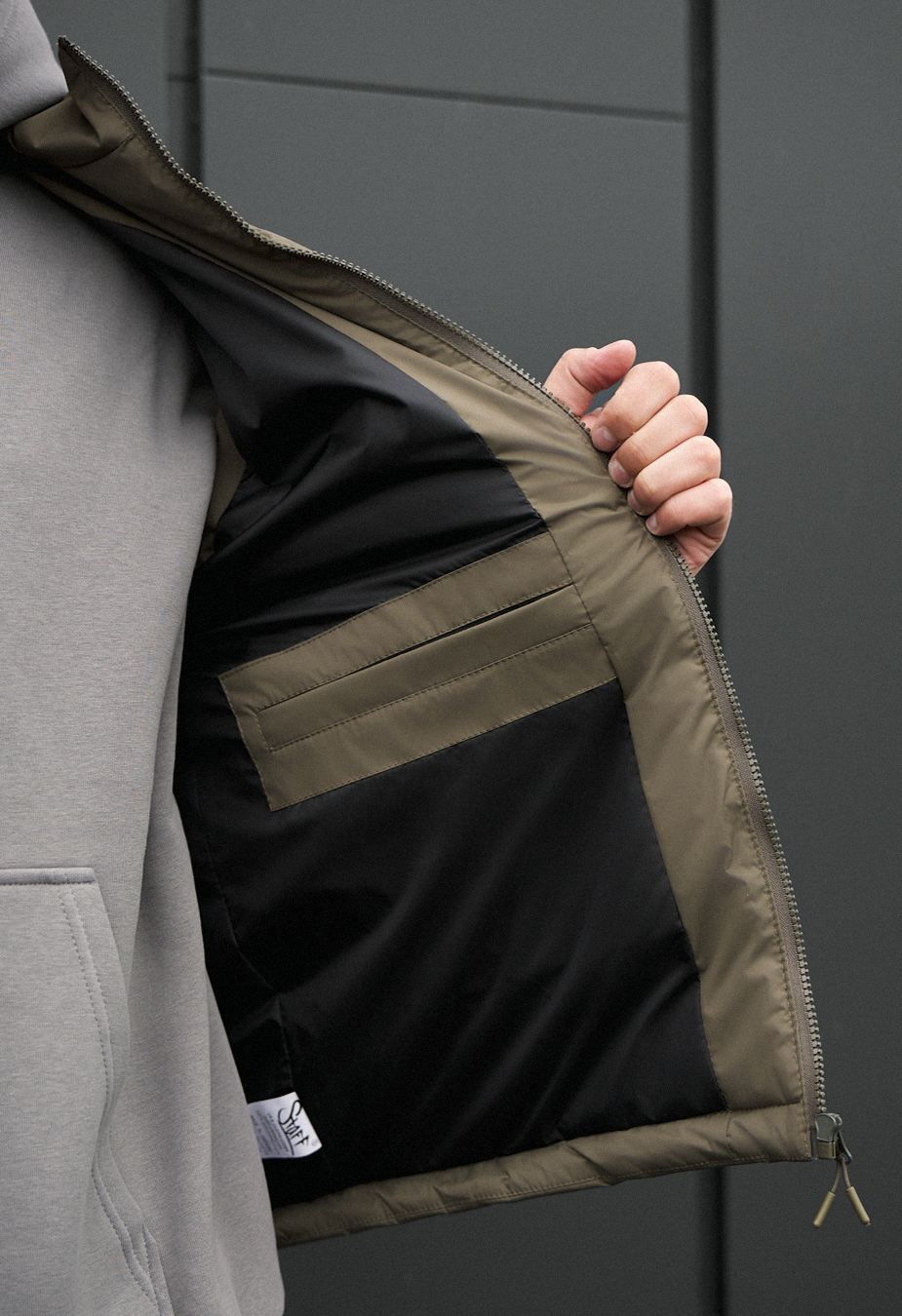 Kamizelka Staff nexo olive logo