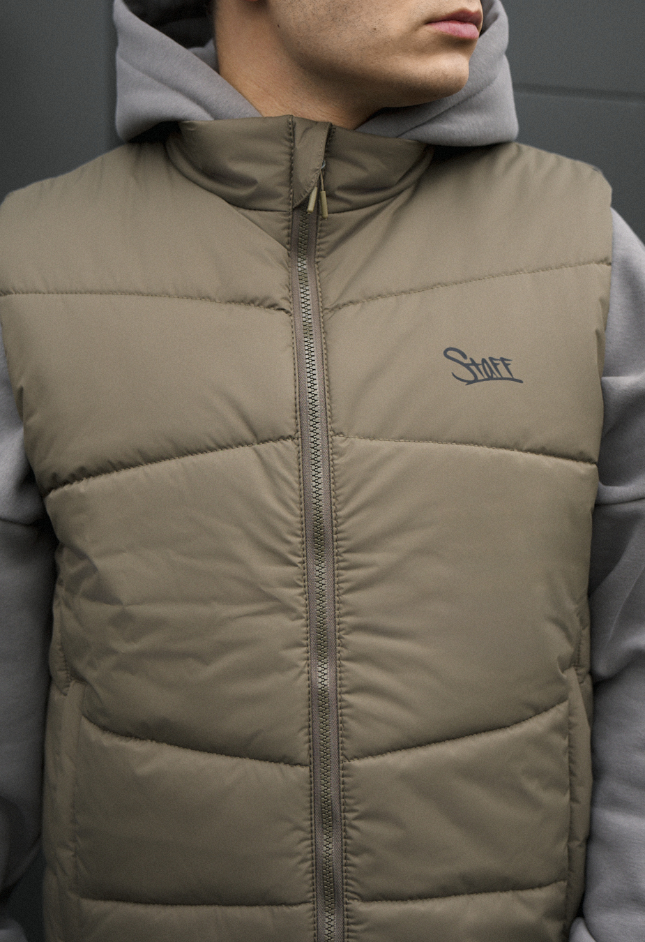 Kamizelka Staff nexo olive logo