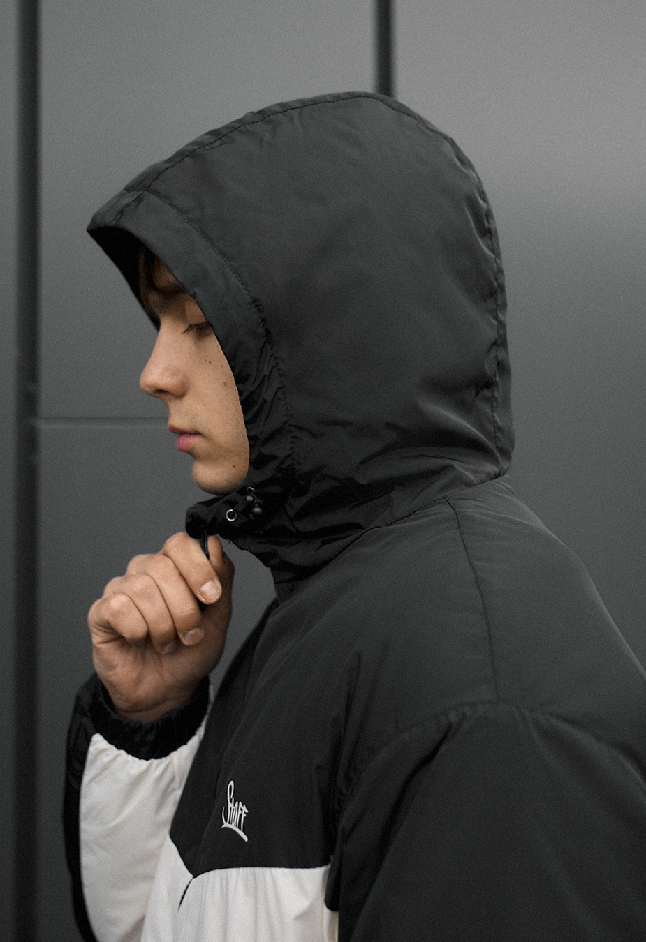 Kurtka przejściowa Staff jax black & milk