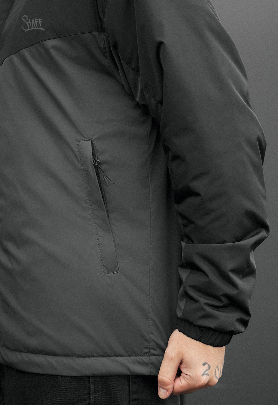 Kurtka przejściowa Staff jax black & dark gray