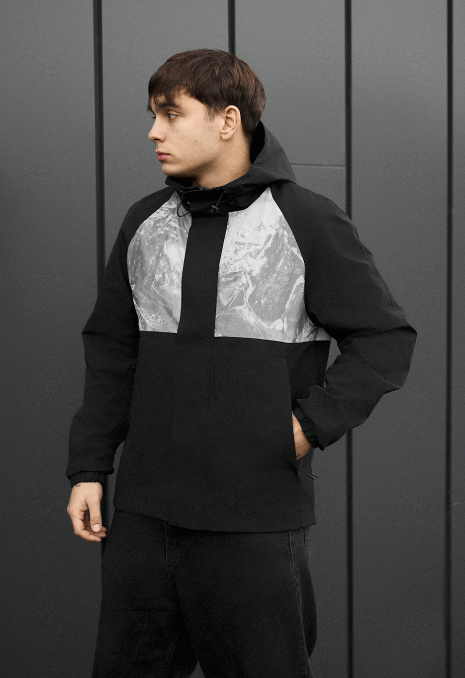 Wiatrówka Staff bo black reflective