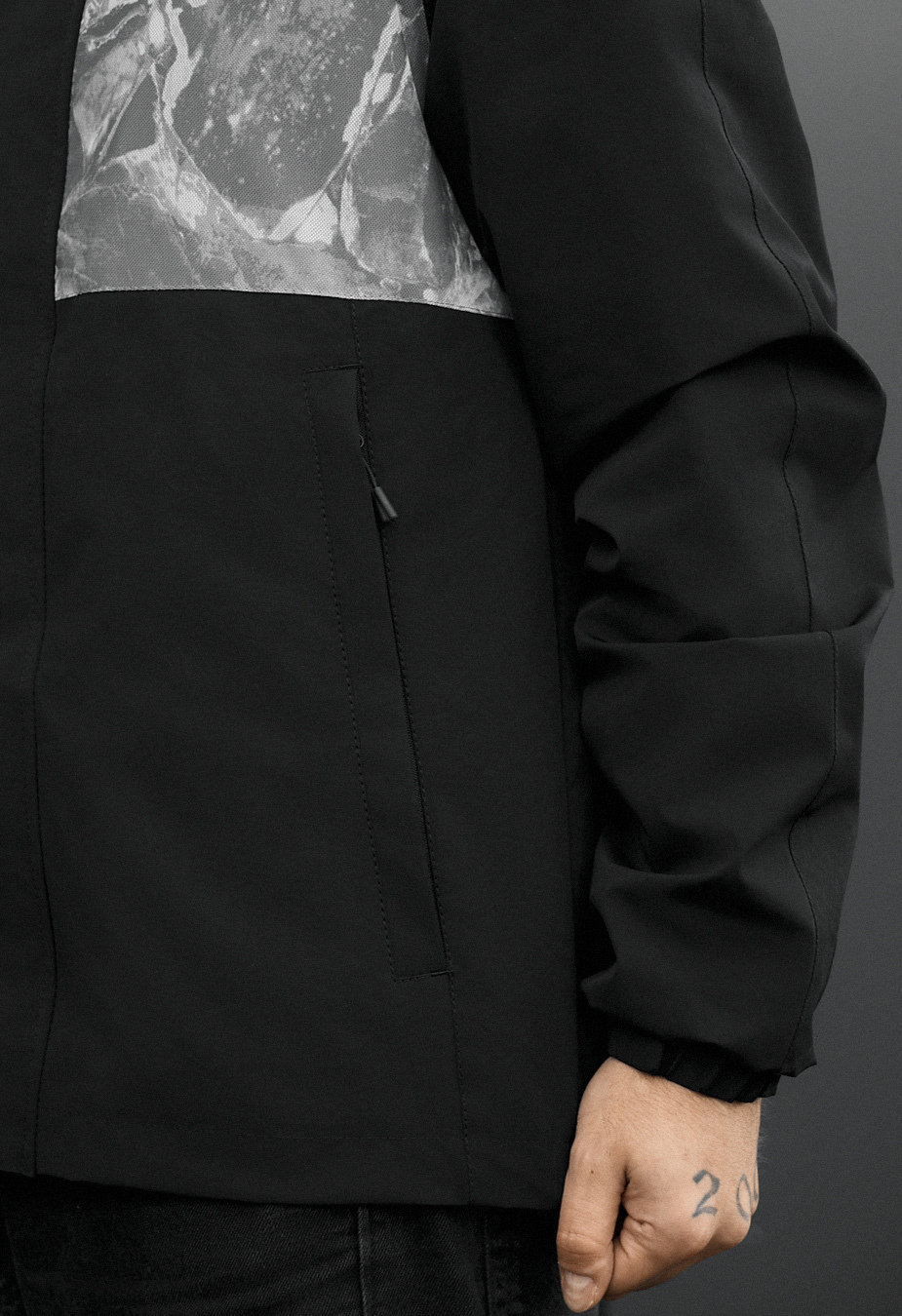 Wiatrówka Staff bo black reflective