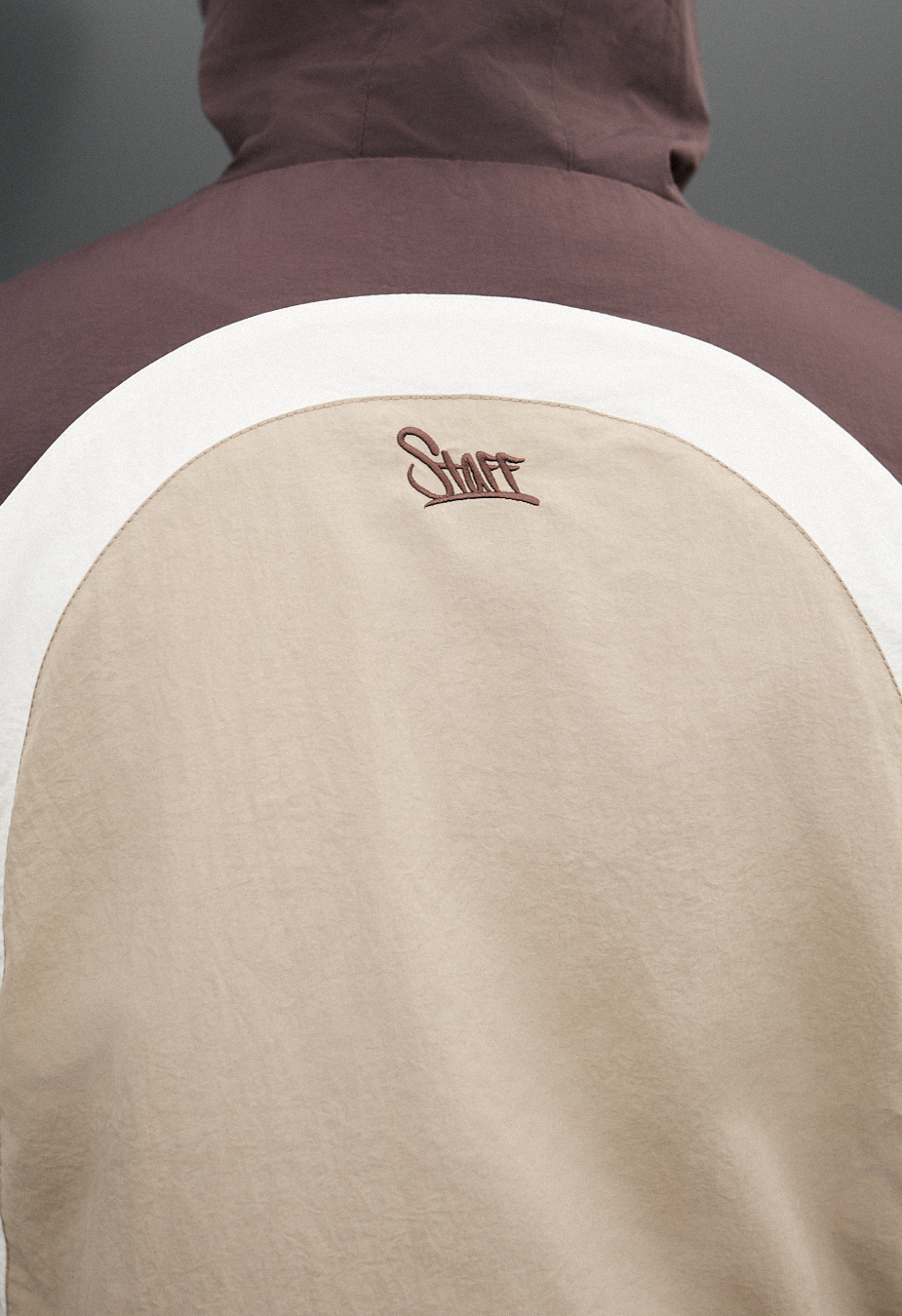 Wiatrówka Staff tek beige & brown