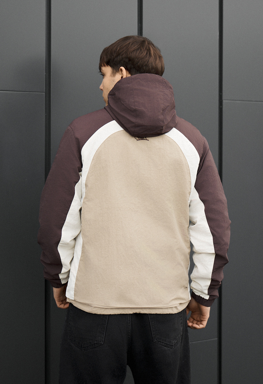 Wiatrówka Staff tek beige & brown