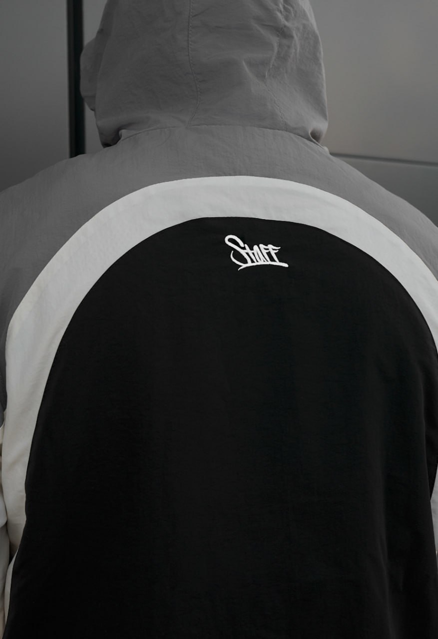 Wiatrówka Staff tek black & gray