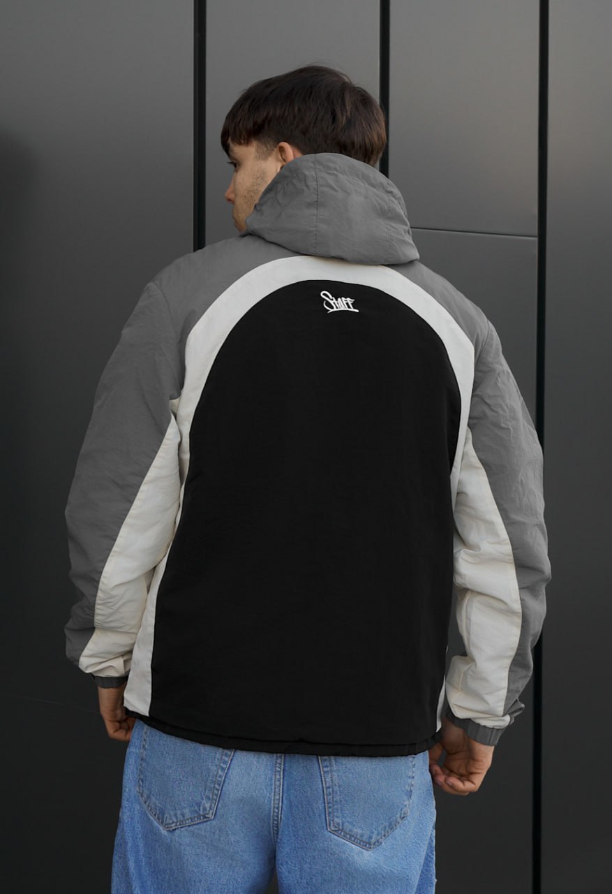 Wiatrówka Staff tek black & gray