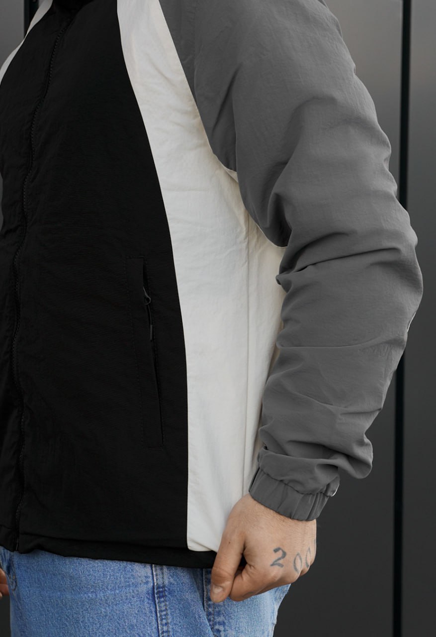 Wiatrówka Staff tek black & gray