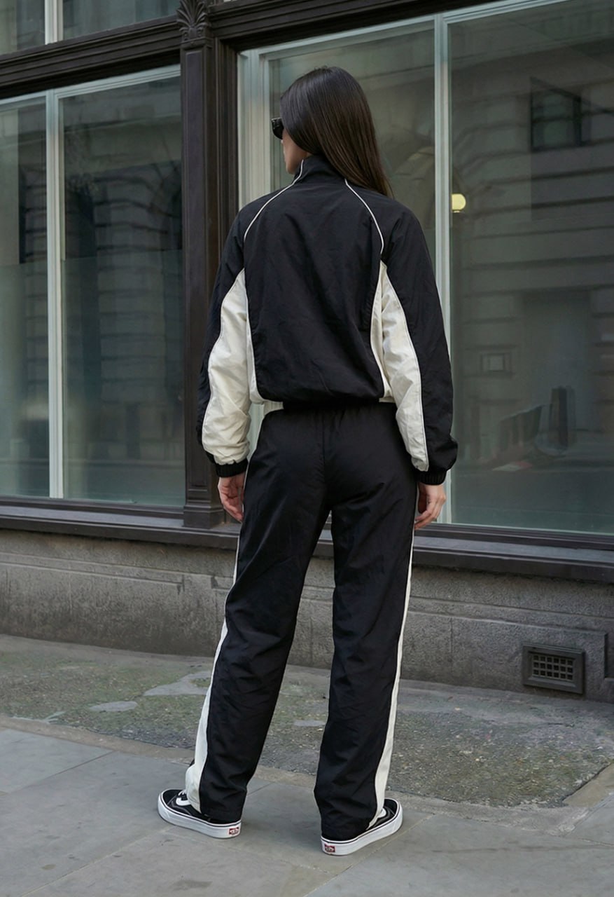 Dres Staff lim black & milk reflective oversize