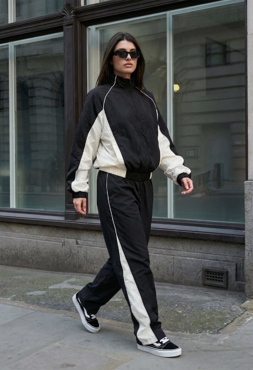 Dres Staff lim black & milk reflective oversize