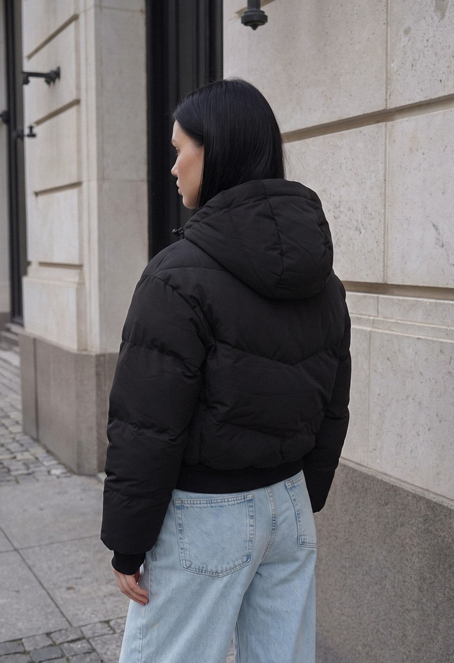 Kurtka Staff tu black oversize
