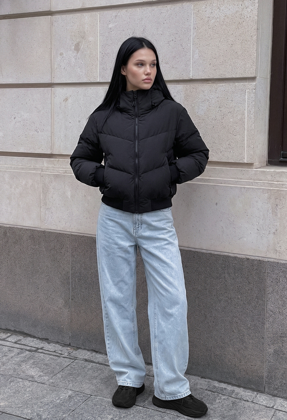 Kurtka Staff tu black oversize