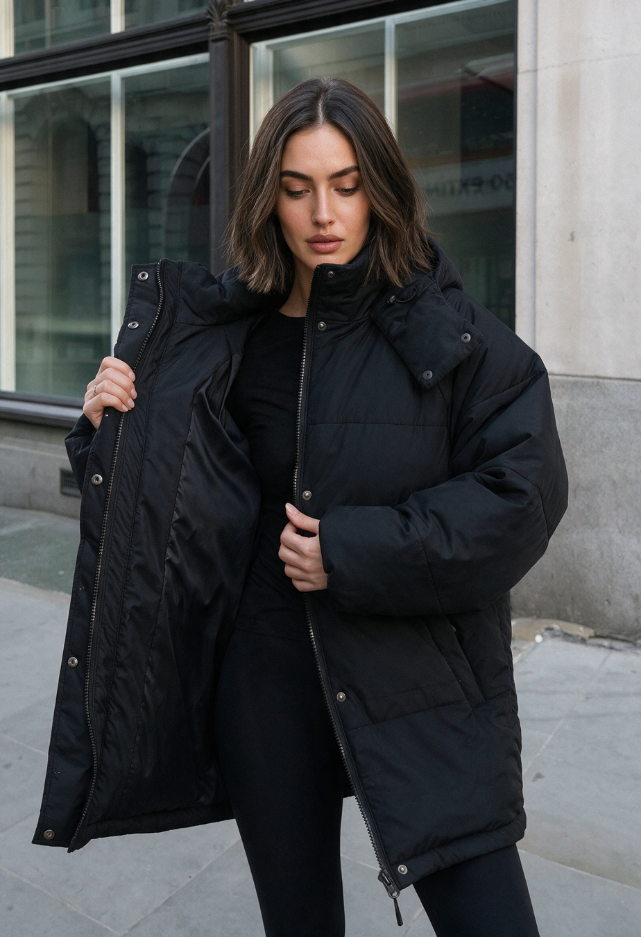 Kurtka zimowa Staff do black oversize