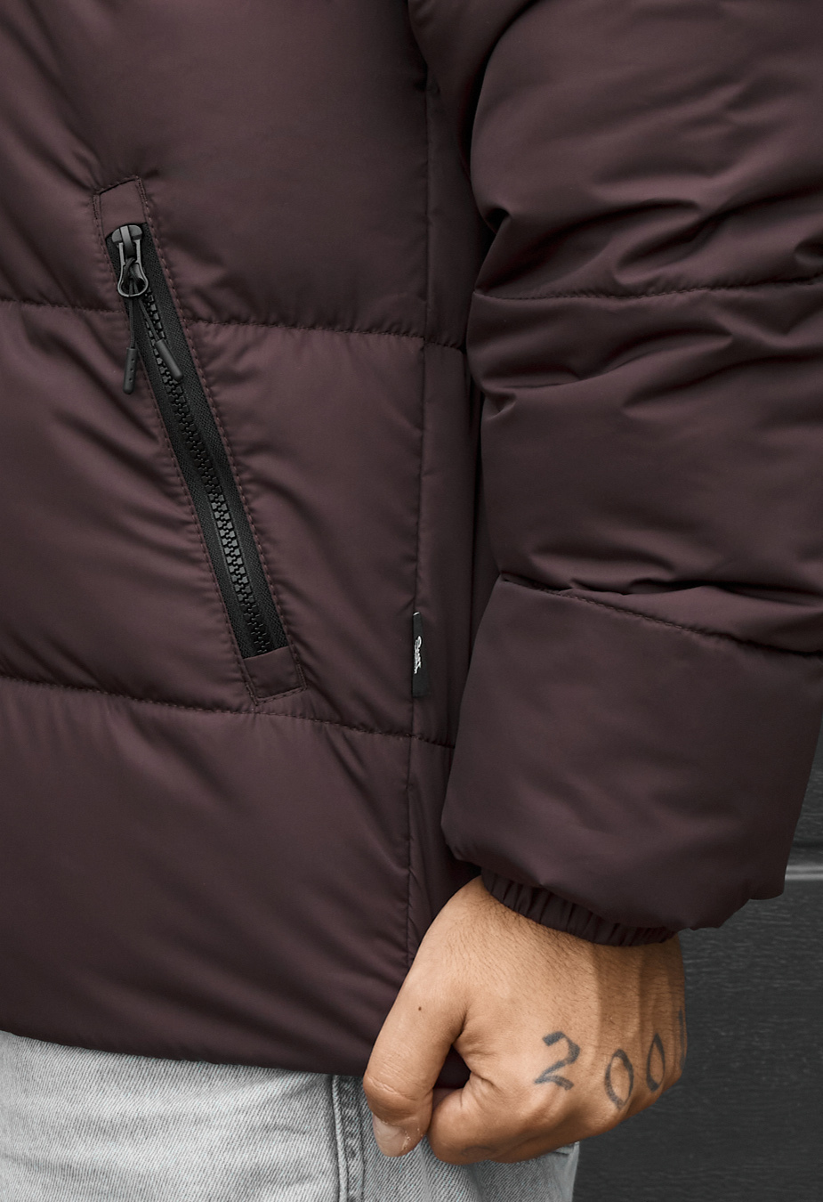 Kurtka zimowa Staff pi bordo