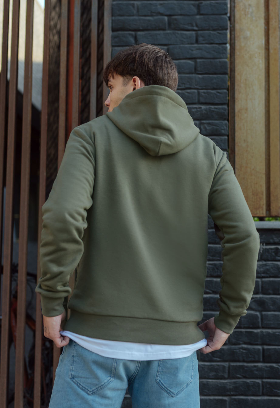 Bluza Staff olive basic