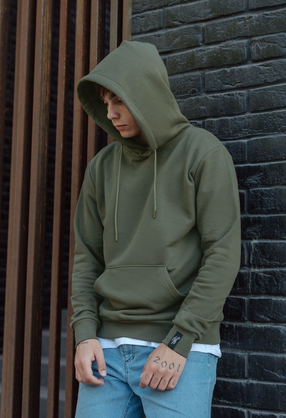 Bluza Staff olive basic
