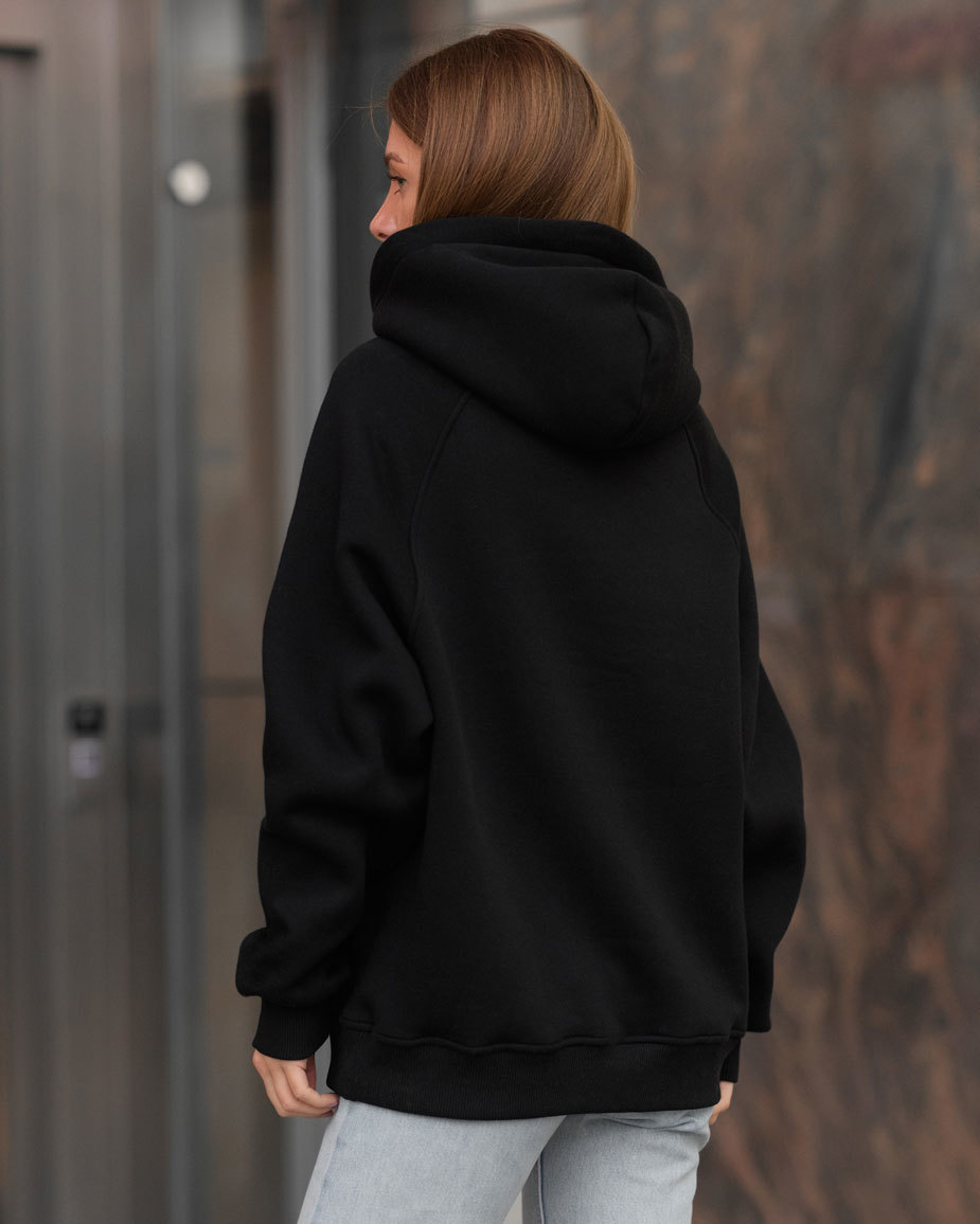 Damska bluza Staff original black oversize fleece