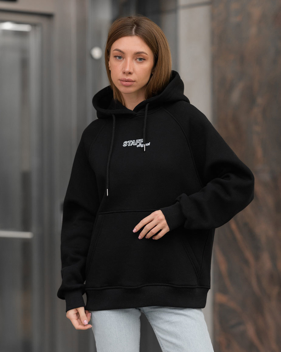 Damska bluza Staff original black oversize fleece