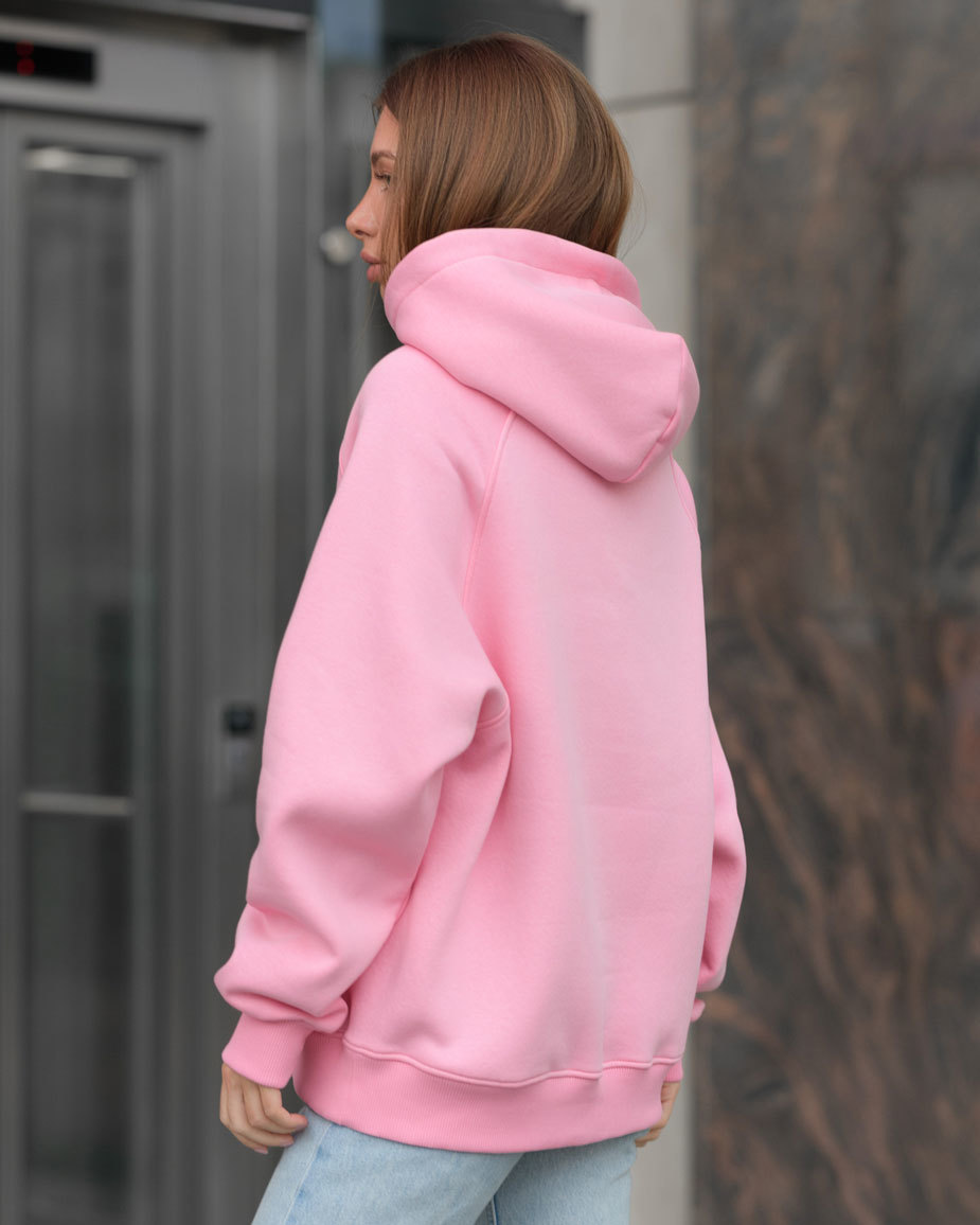 Damska bluza Staff original pink oversize fleece