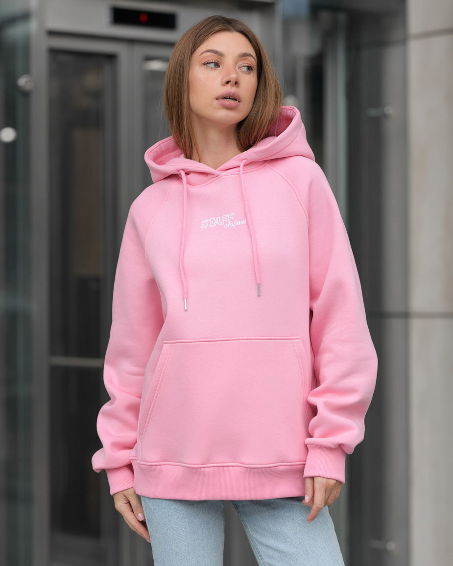 Damska bluza Staff original pink oversize fleece