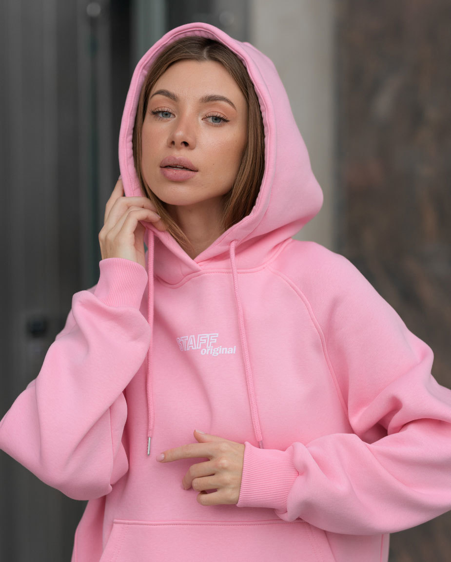 Damska bluza Staff original pink oversize fleece