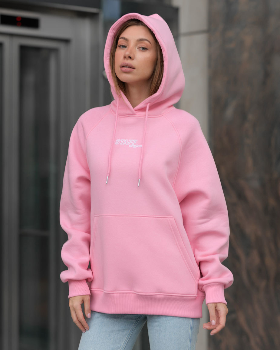 Damska bluza Staff original pink oversize fleece