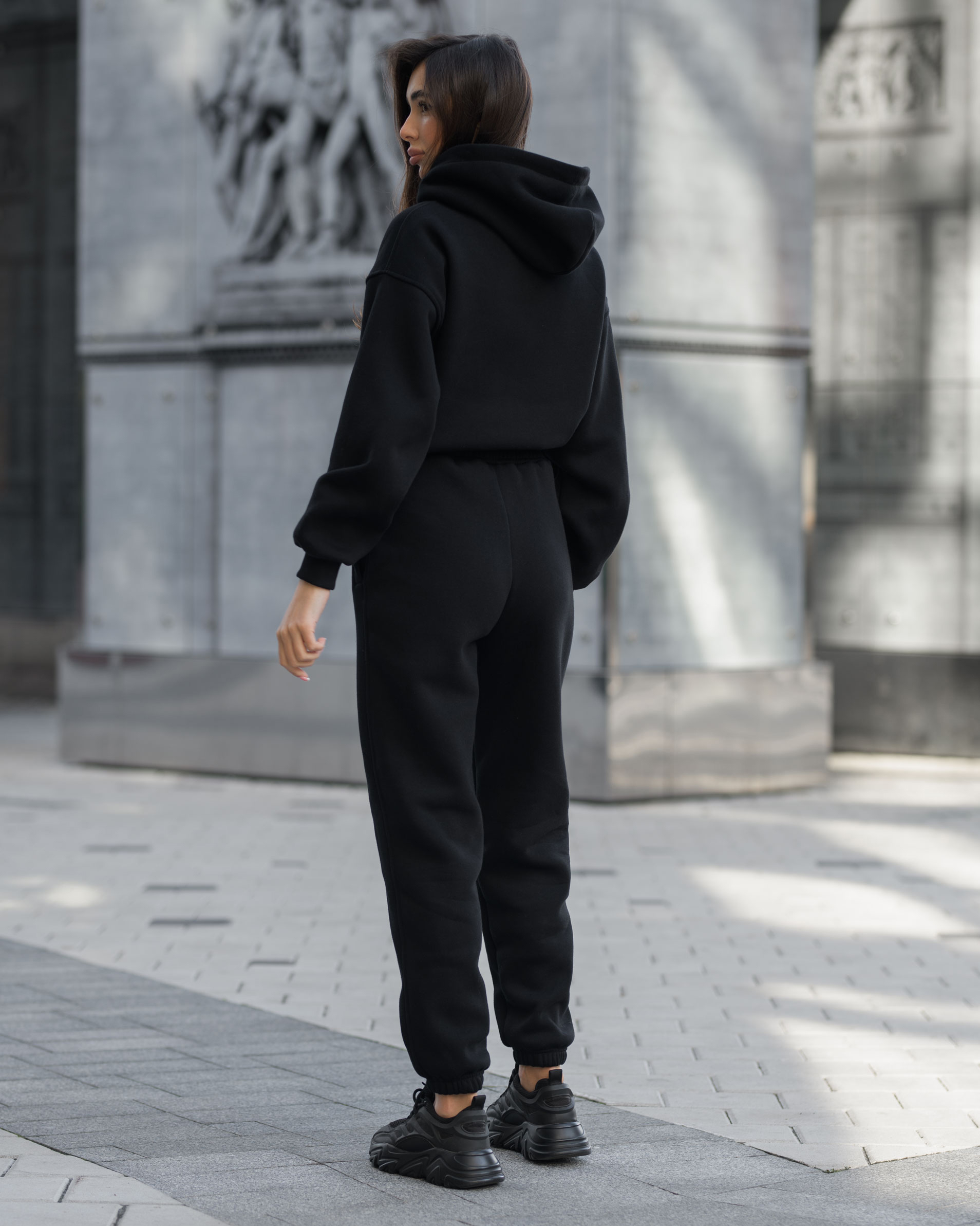 Damski kombinezon Staff ср black oversize fleece
