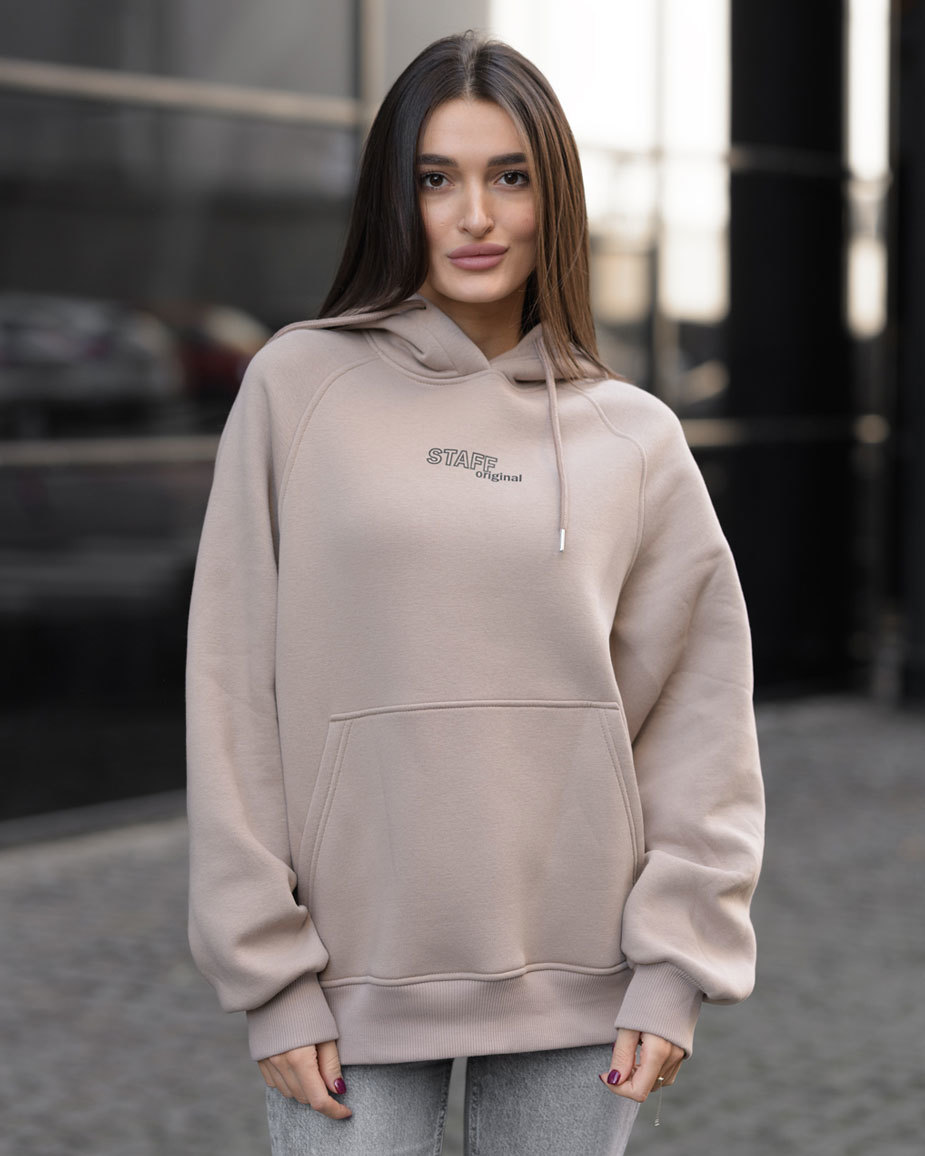 Damska bluza Staff original light brown oversize fleece