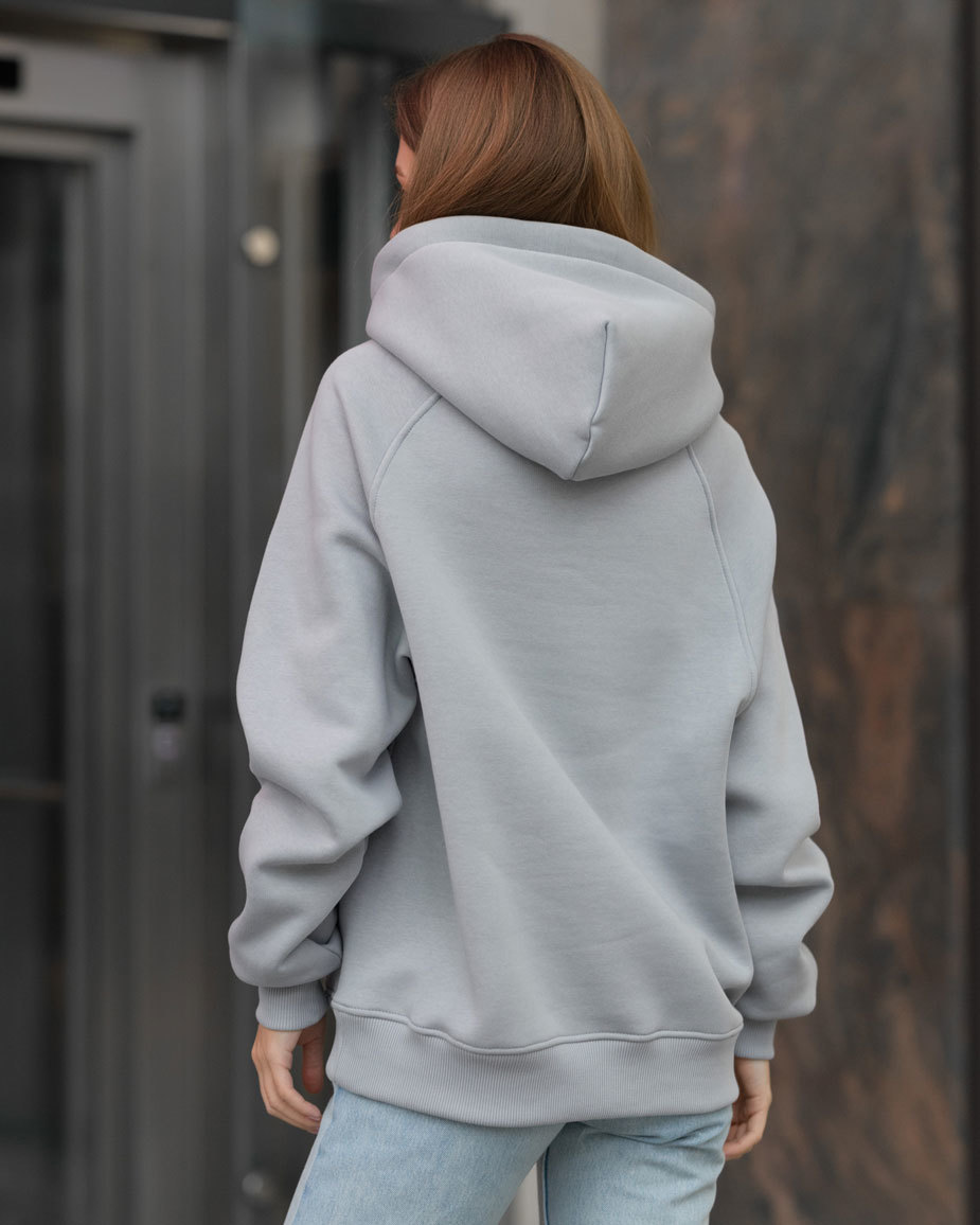 Damska bluza Staff original gray oversize fleece