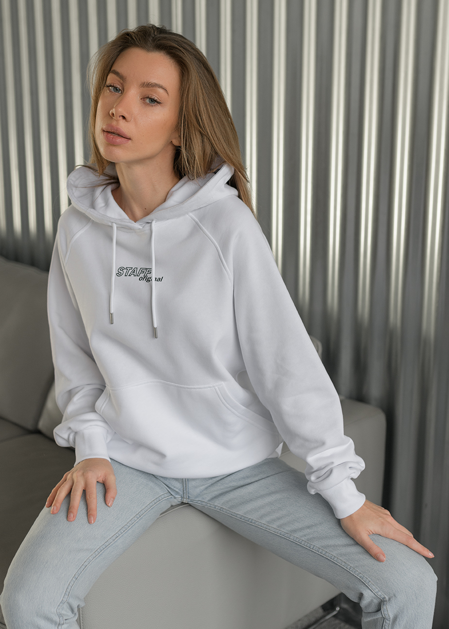 Bluza Staff original white oversize