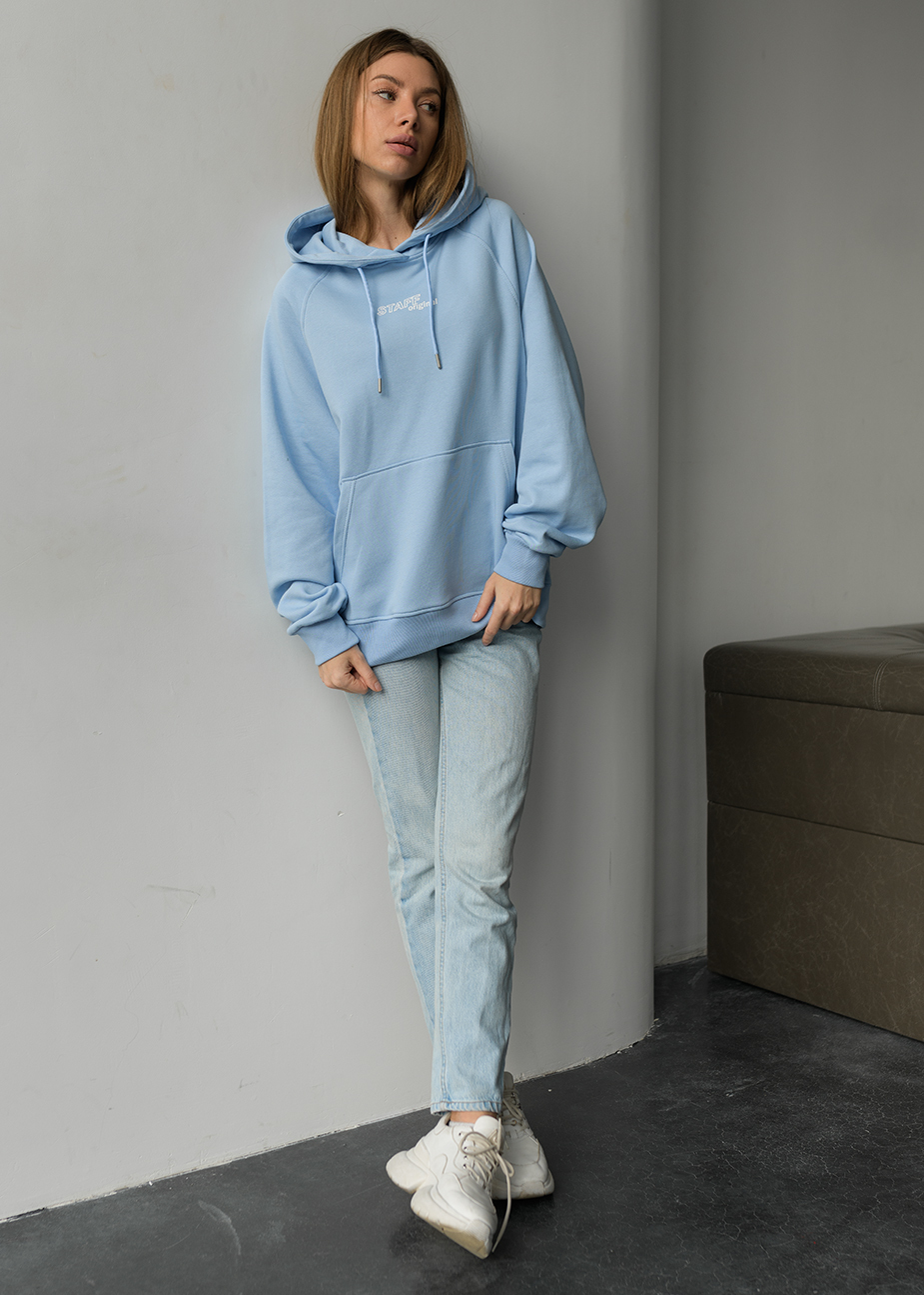 Bluza Staff original light blue oversize