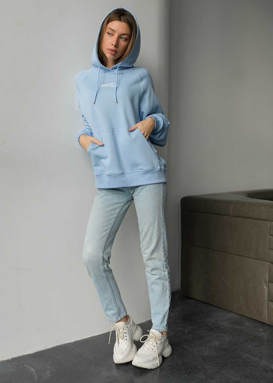 Bluza Staff original light blue oversize