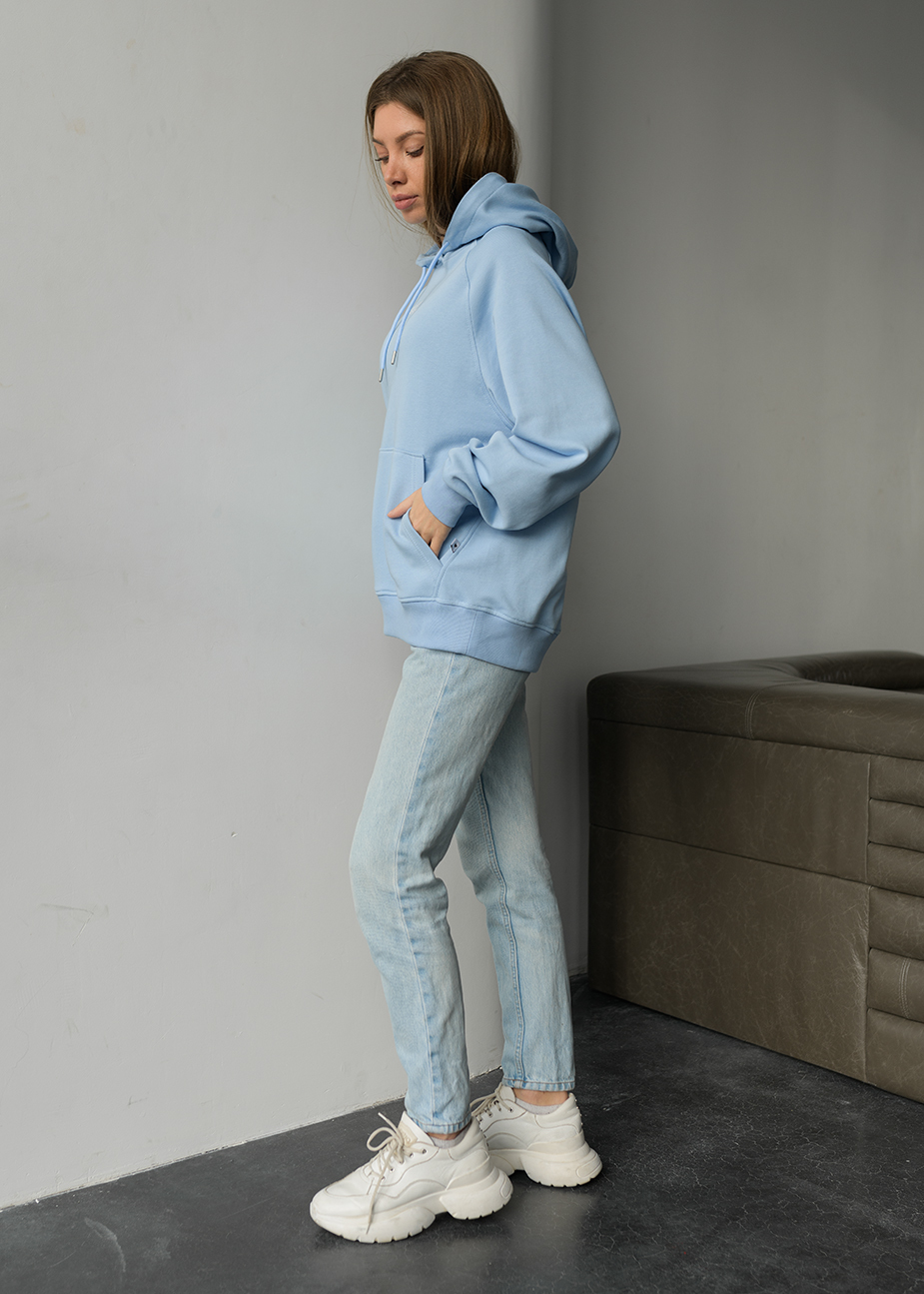 Bluza Staff original light blue oversize