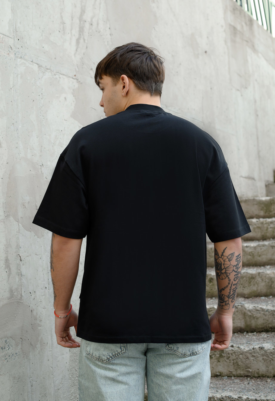 Koszulka Staff logo neck oversize
