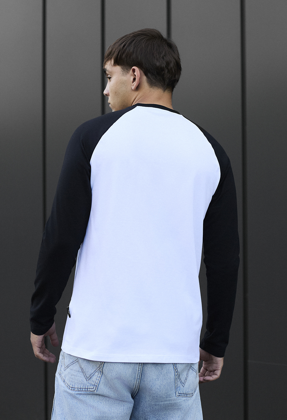 Longsleeve Staff logo white & black