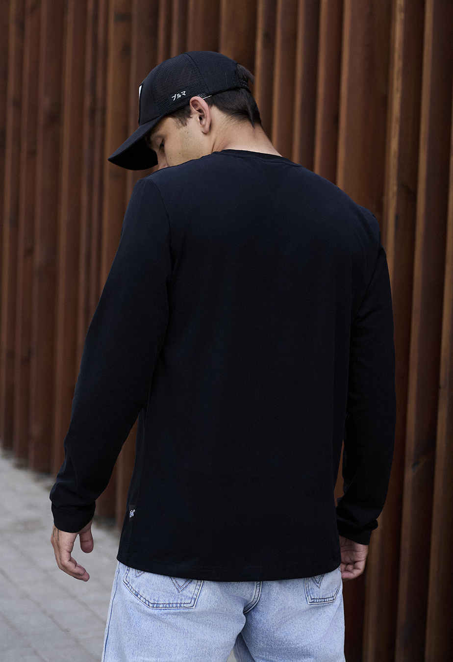 Longsleeve Staff black logo