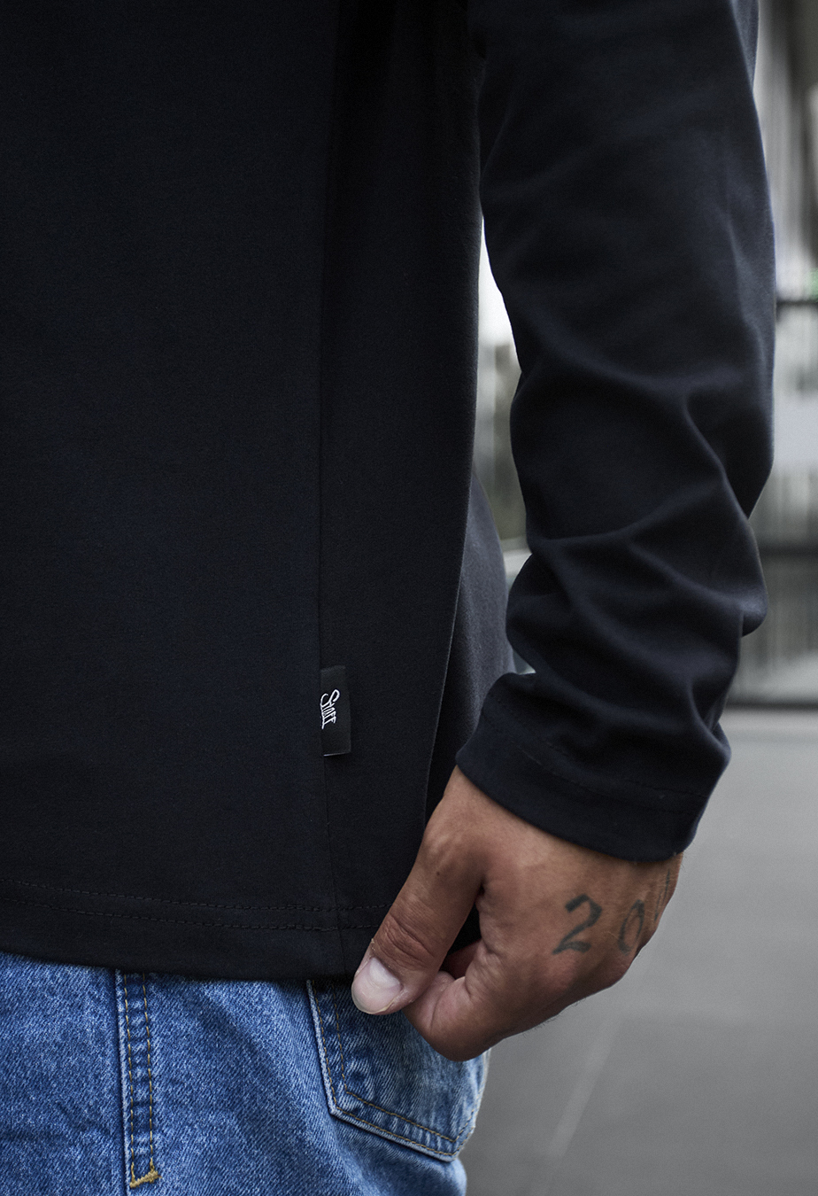 Longsleeve Staff black basic