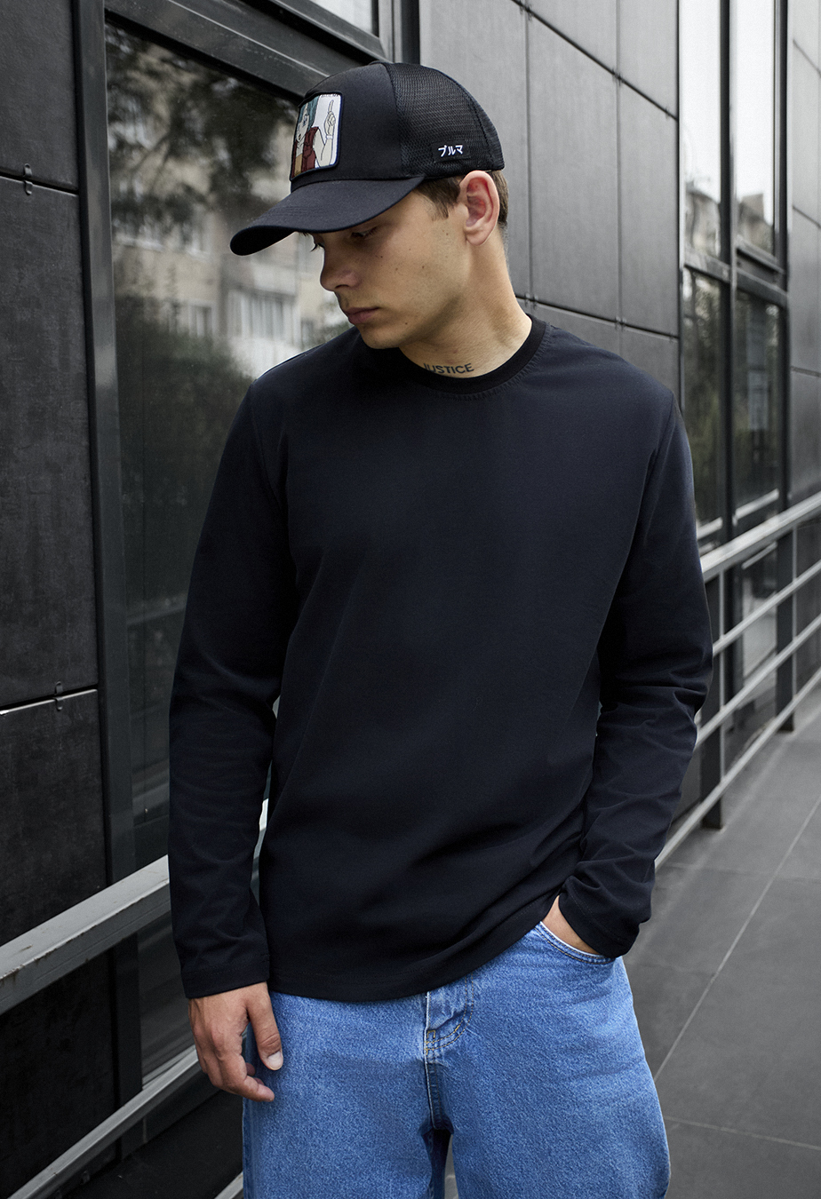 Longsleeve Staff black basic