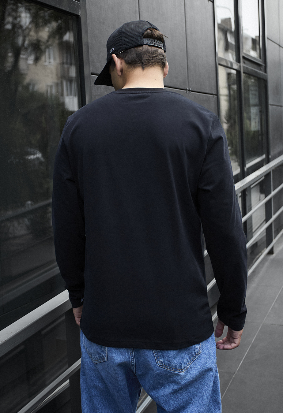 Longsleeve Staff black basic